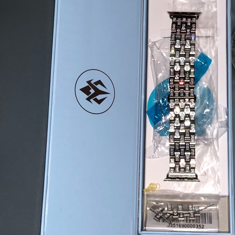 38mm Stainless/Crystal Band for Apple Watch 3 - Picture 5 of 5